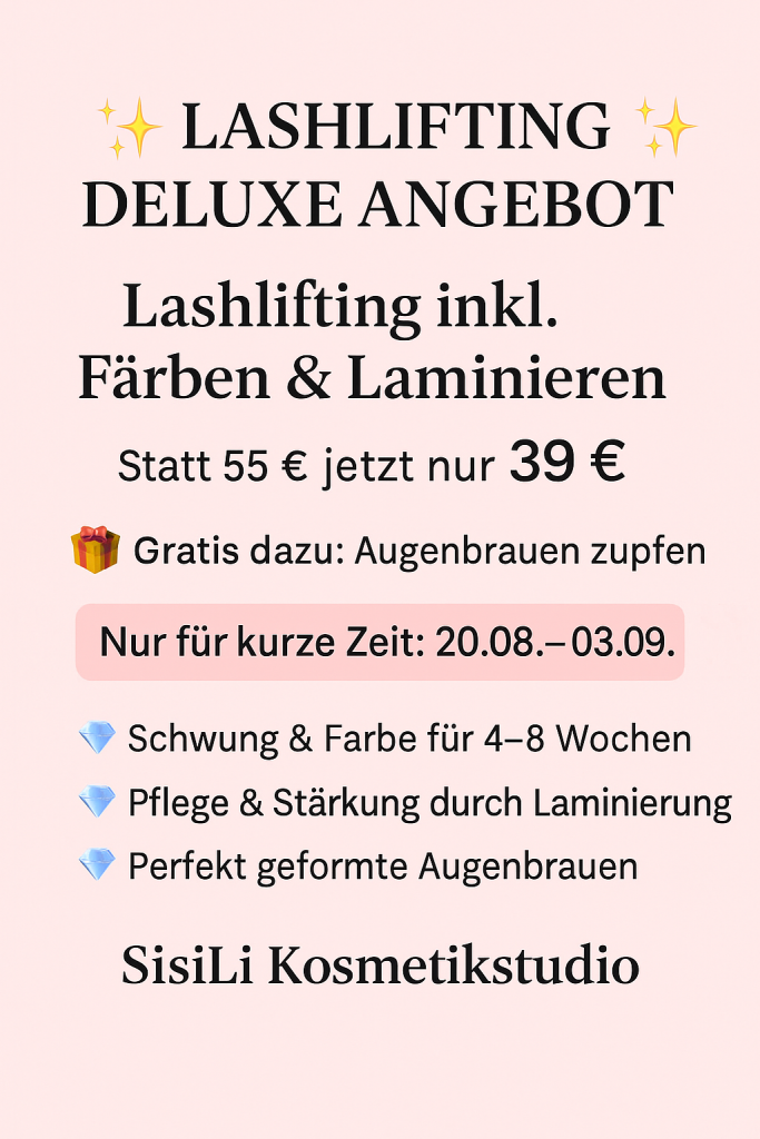 Wimpernlifting Herne Angebot