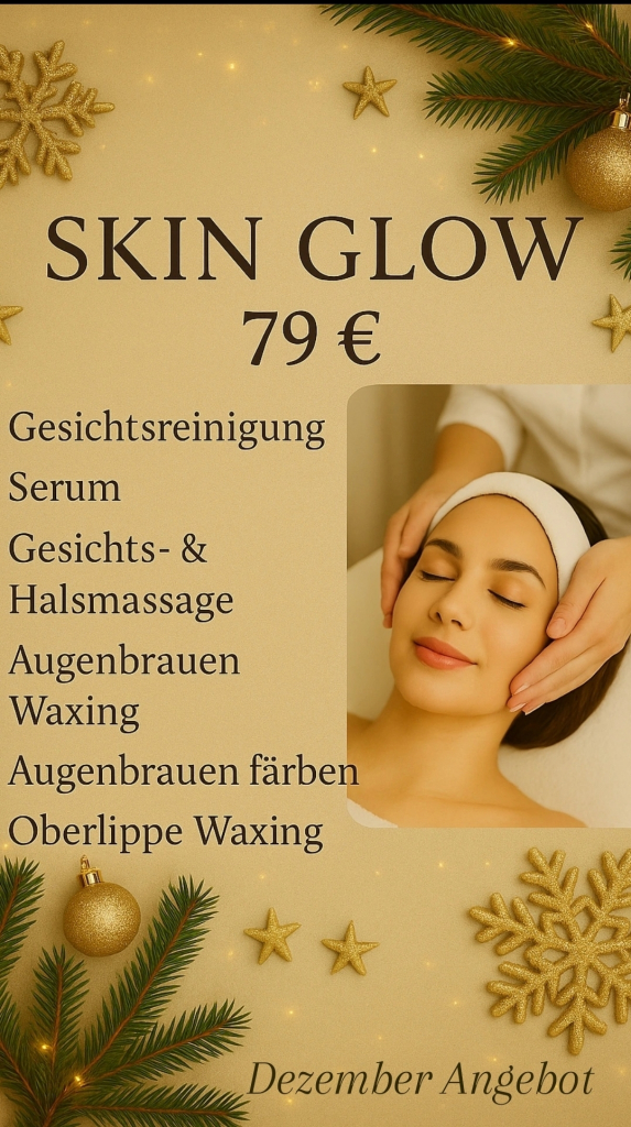 Gesichtsbehandlung Angebot Glow