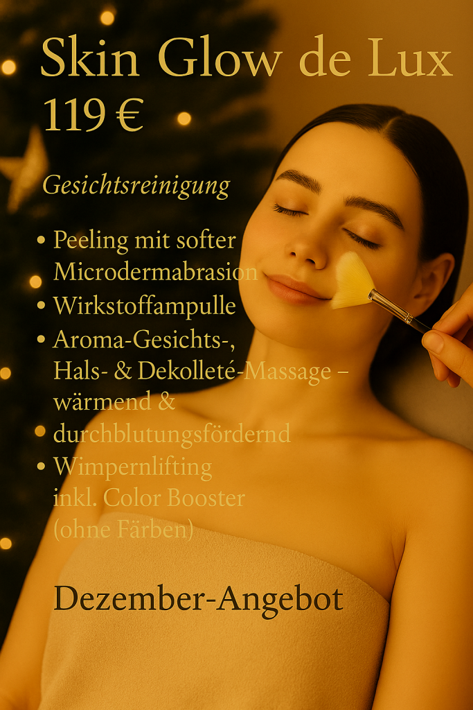 Gesichtsbehandlung Angebot de Lux